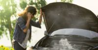 overheating car
